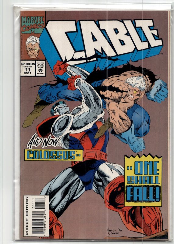 Cable #11 (Marvel Comics, 1994), raw, ungraded comic book — front cover