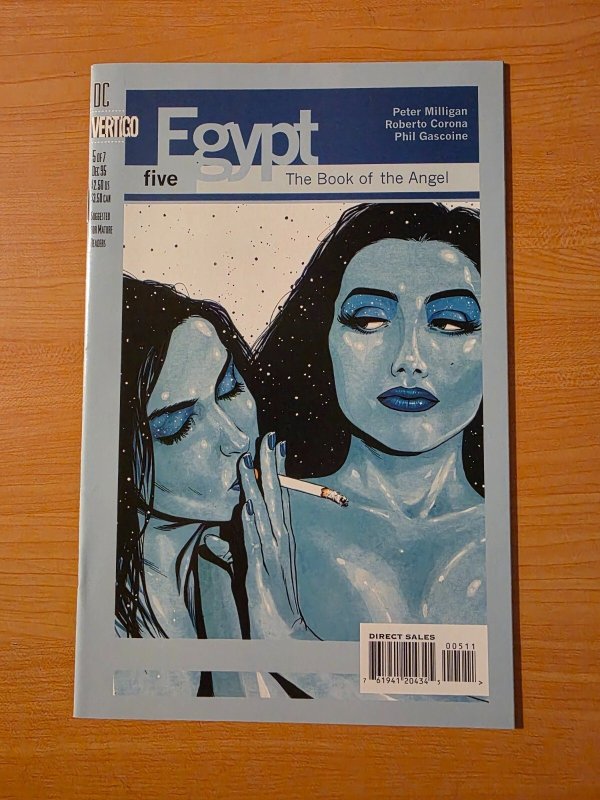 Egypt #5 (DC Comics, 1995), raw comic book in NM condition — front cover