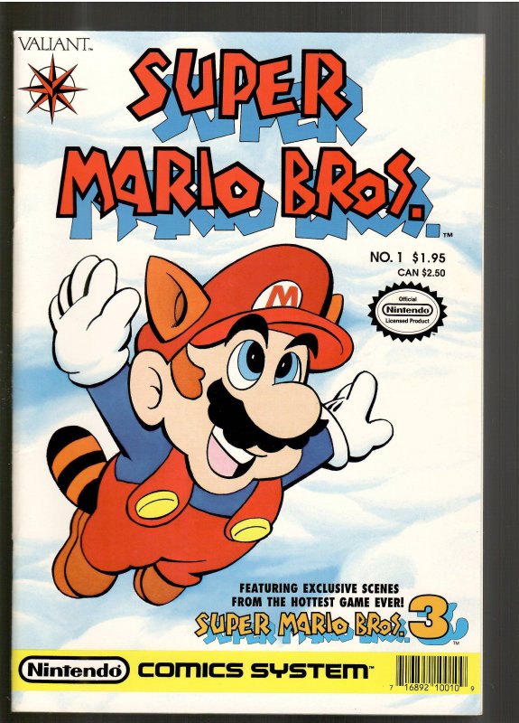 Supermario Bros #1, raw comic book in NM 9.6 condition — front cover
