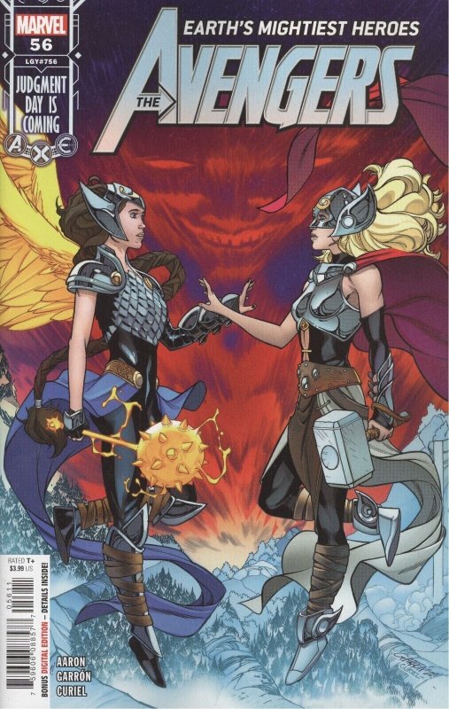 The Avengers #56 (Marvel Comics, 2022), raw, ungraded comic book — front cover