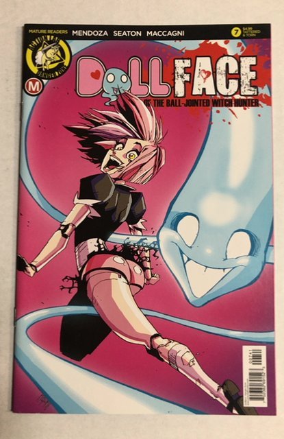 DollFace #7 (2017), raw, ungraded comic book — front cover