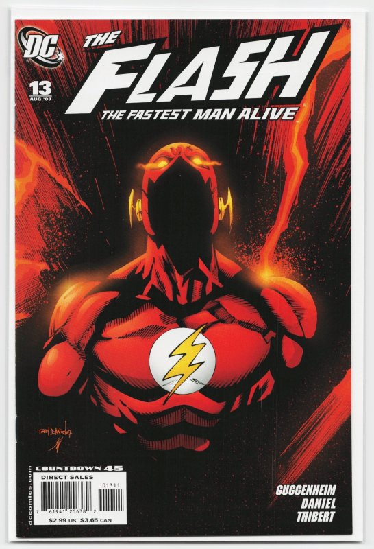 The Flash: The Fastest Man Alive #13 (2007), raw, ungraded comic book — front cover