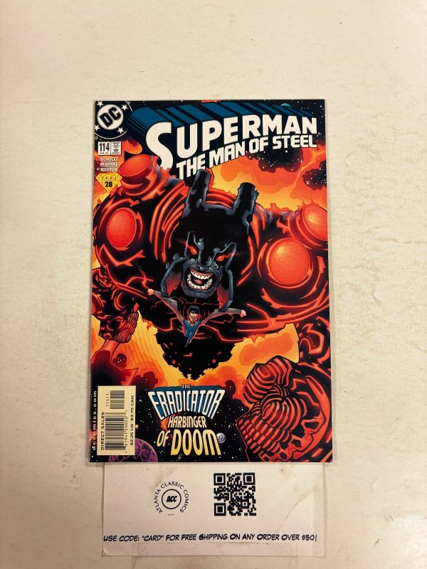 Superman the Man of Steel #114 (DC Comics, 2001), raw comic book in NM condition — front cover