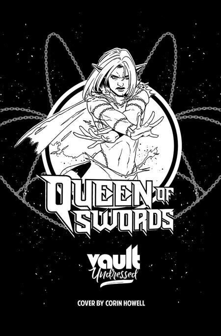 Queen of Swords #1 (2023), raw, ungraded comic book — front cover