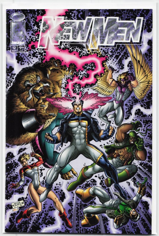 NewMen #12 (1995), raw, ungraded comic book — front cover
