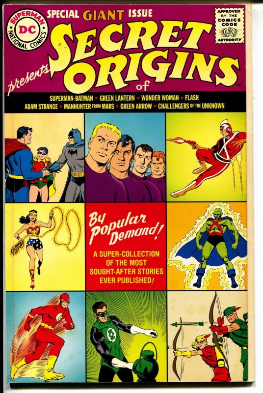 Secret Origins-Superman-Batman-Wonder Woman-TPB-trade, raw, ungraded comic book — front cover