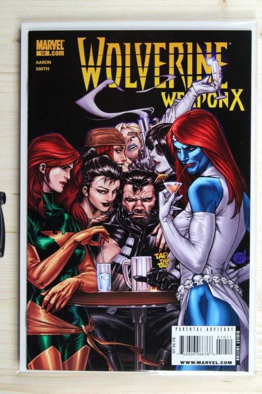 Wolverine: Weapon X #10 (Marvel Comics, 2010), raw comic book in VF/NM 9.0 condition — front cover