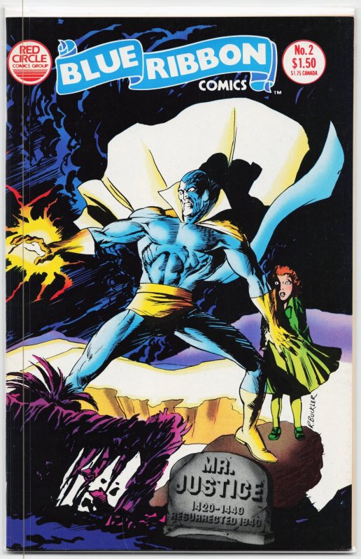 Blue Ribbon Comics #2 (Archie Comics, 1983), raw, ungraded comic book — front cover