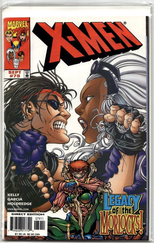 X-Men #79 (Marvel Comics, 1998), raw, ungraded comic book — front cover