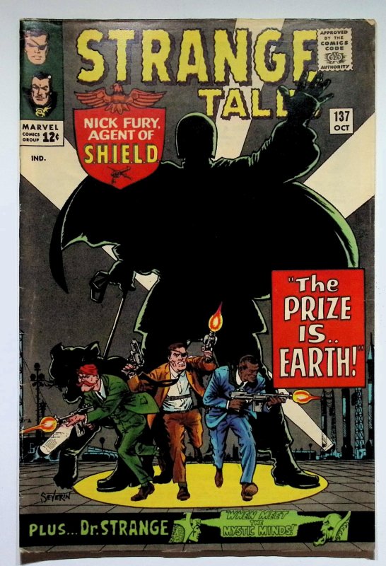 Strange Tales #137 (Marvel Comics, 1965), raw, ungraded comic book — front cover