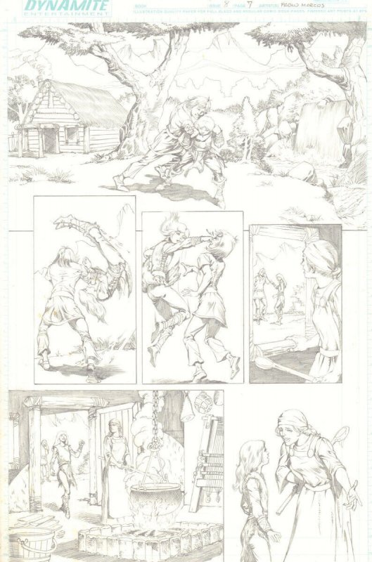 Red Sonja #8 (Dynamite Entertainment, 2006), raw, ungraded comic book — front cover