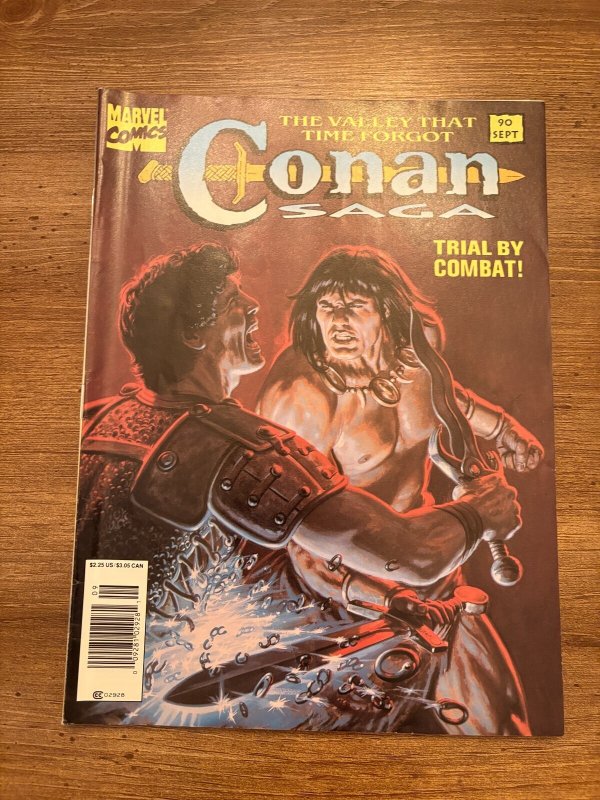 Conan Saga #90 (Marvel Comics), raw comic book in VF condition — front cover