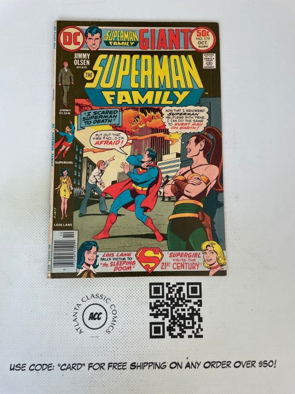 Superman Family Giant #179 (DC Comics), raw comic book in VF condition — front cover