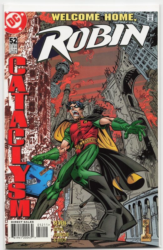 Robin #52 (DC Comics, 1998), raw, ungraded comic book — front cover
