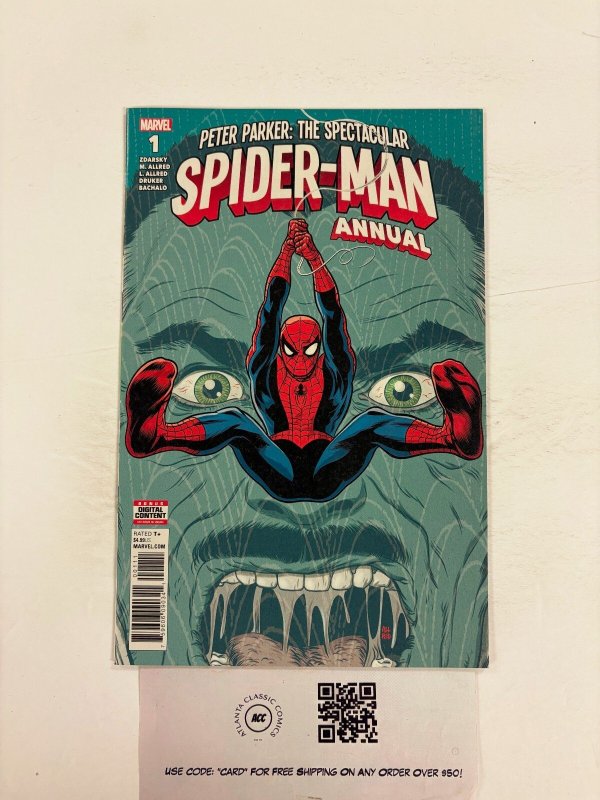 Peter Parker: Spectacular Spider-Man Annual #1 (Marvel Comics), raw comic book in NM condition — front cover