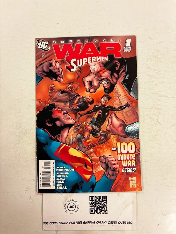 Superman War of the Supermen #1 (DC Comics), raw comic book in NM condition — front cover