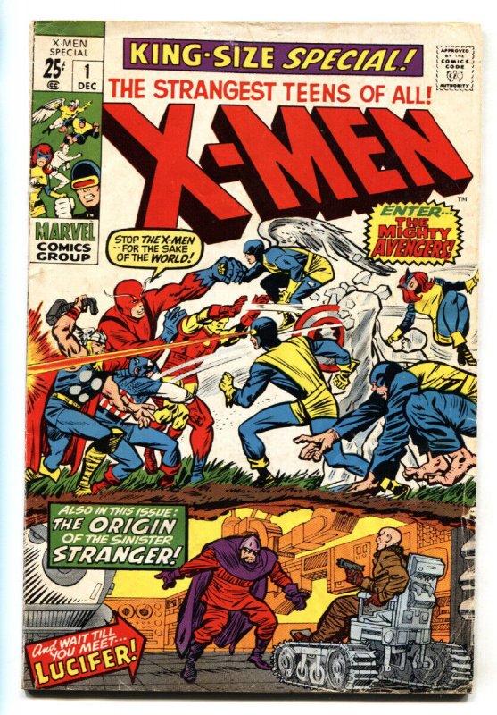 X-Men Annual #1-1970-AVENGERS--Silver-Age--MARVEL VG (Marvel Comics, 1992), raw comic book in VG condition — front cover
