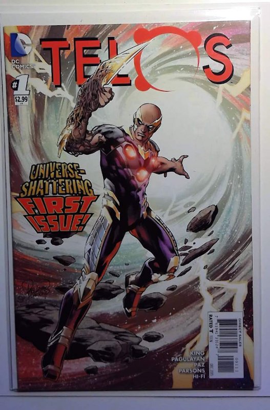 Telos #1 (DC Comics, 2015), raw comic book in NM- 9.2 condition — front cover