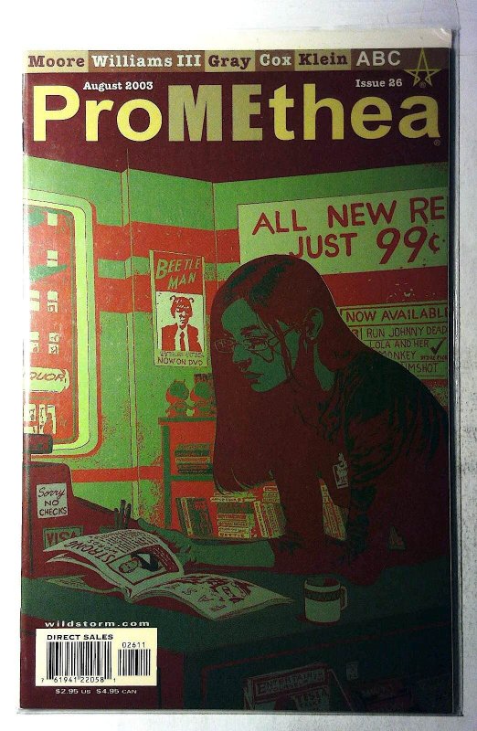 Promethea #26 (DC Comics, 2003), raw, ungraded comic book — front cover
