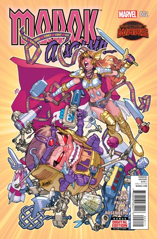 M.o.d.o.k. Assassin #2 (2015), raw comic book in VF/NM condition — front cover