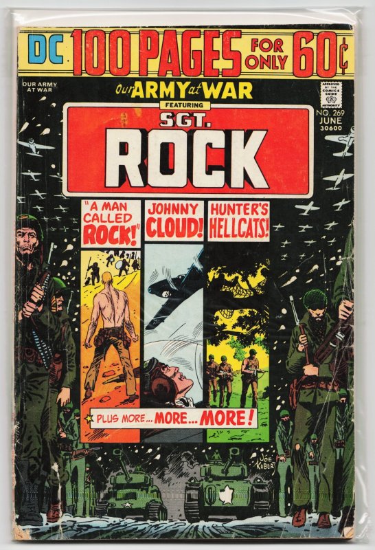 Our Army at War #269 (DC Comics, 1974), raw, ungraded comic book — front cover