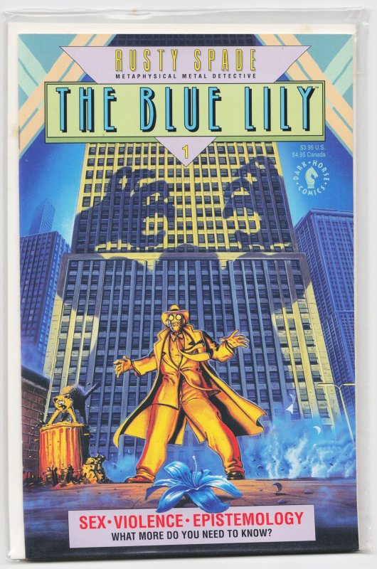 The Blue Lily #1 (1993), raw, ungraded comic book — front cover