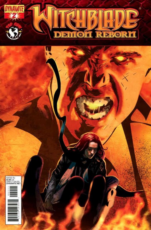 Witchblade: Demon Reborn #2, raw comic book in NM condition — front cover