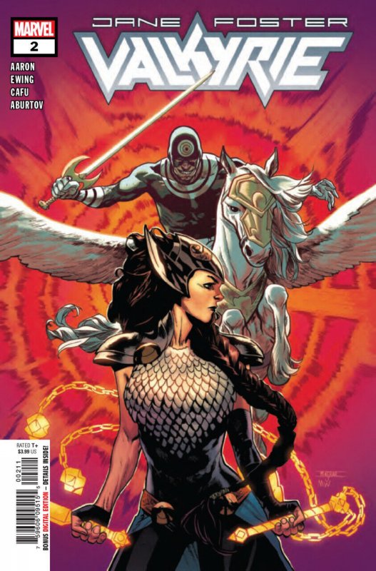 Valkyrie: Jane Foster #2 (2019), raw comic book in VF/NM condition — front cover