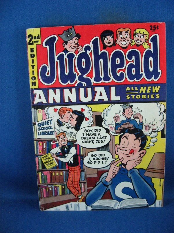 Archie Jughead Annual #2 (1954), raw, ungraded comic book — front cover