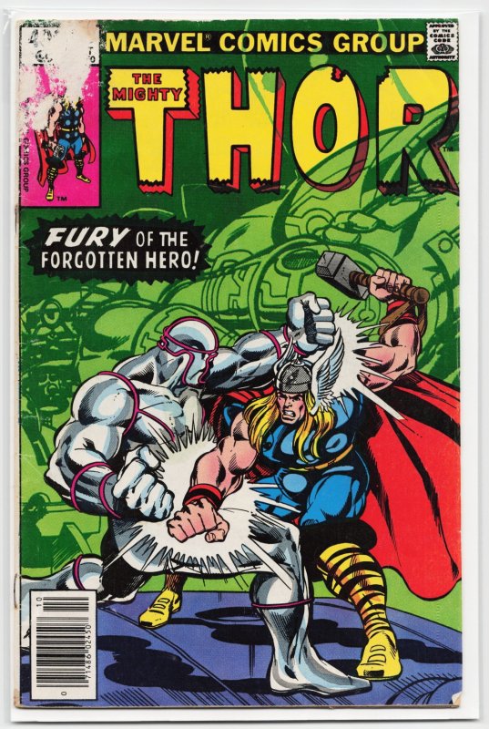 Thor #288 (Marvel Comics, 1979), raw, ungraded comic book — front cover