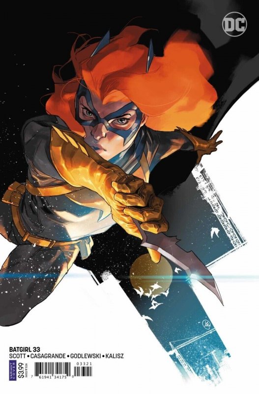 Batgirl #33 (DC Comics, 2016), raw comic book in VF condition — front cover
