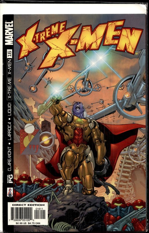 X-Treme X-Men #16 (2002), raw, ungraded comic book — front cover