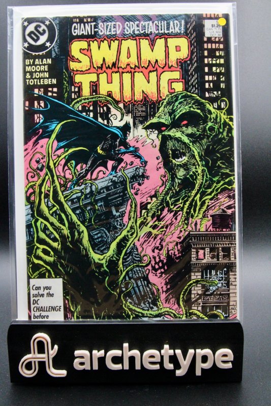 Swamp Thing Annual #5 (DC Comics, 1989), raw comic book in NM- 9.2 condition — front cover
