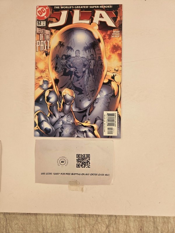 JLA #52 (DC Comics, 2001), raw comic book in NM condition — front cover