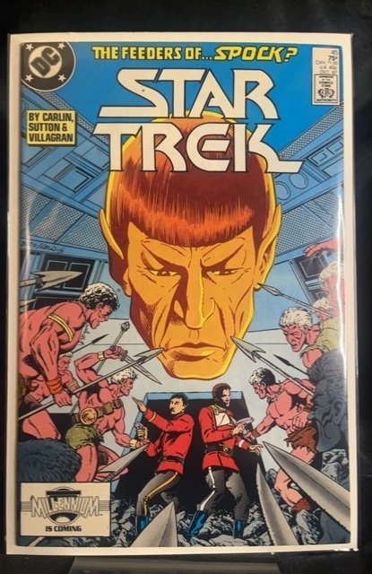 Star Trek #45 (DC Comics, 1987), raw, ungraded comic book — front cover