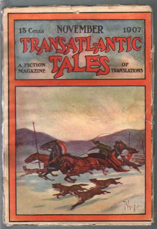 Transatlantic Tales 11/1950-Ess Ess-foreign Pulp Fiction-wolf Attack-VG, raw comic book in VG condition — front cover