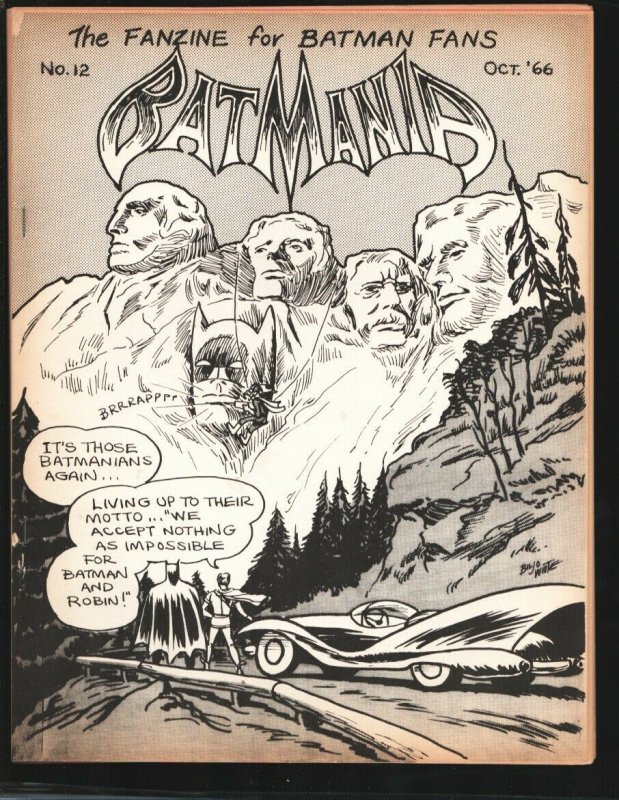 Batmania #12, raw, ungraded comic book — front cover