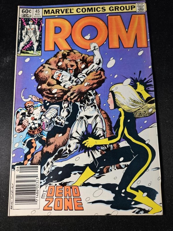 ROM #45 (Marvel Comics, 1983), raw, ungraded comic book — front cover