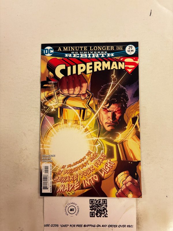 Superman #29 (DC Comics, 2025), raw comic book in NM condition — front cover