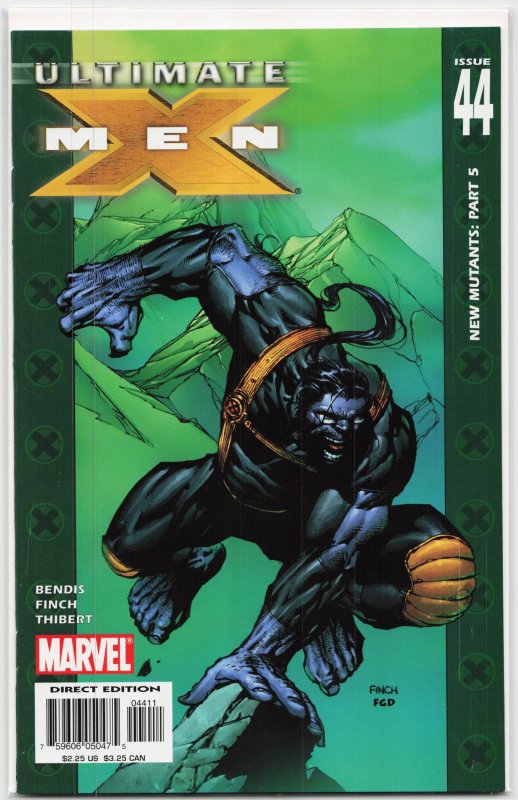 Ultimate X-Men #43 (Marvel Comics, 2004), raw, ungraded comic book — front cover