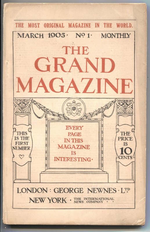 Pulp: Grand Magazine #1, raw, ungraded comic book — front cover
