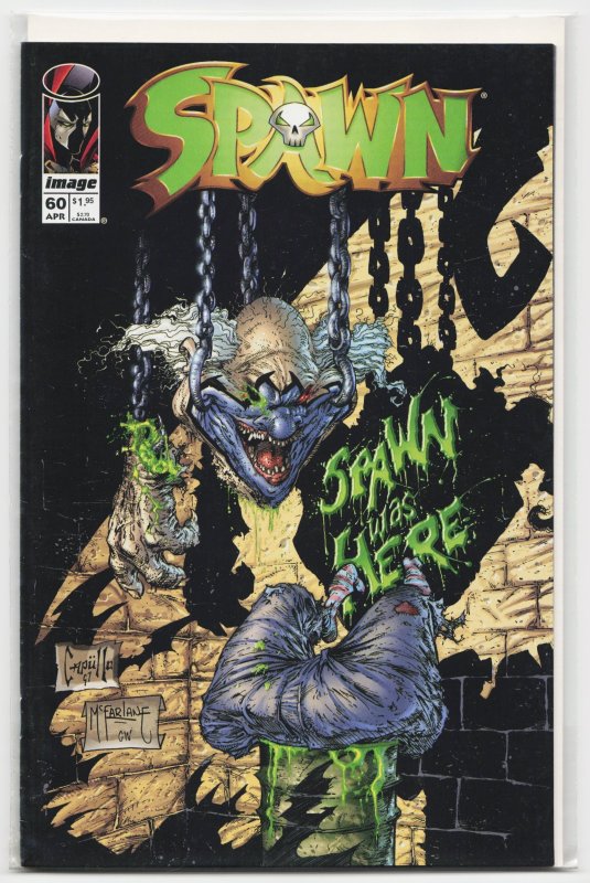 Spawn #60 (Image Comics, 1997), raw, ungraded comic book — front cover