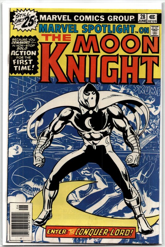 Marvel Spotlight #28 (Marvel Comics, 1976), raw, ungraded comic book — front cover