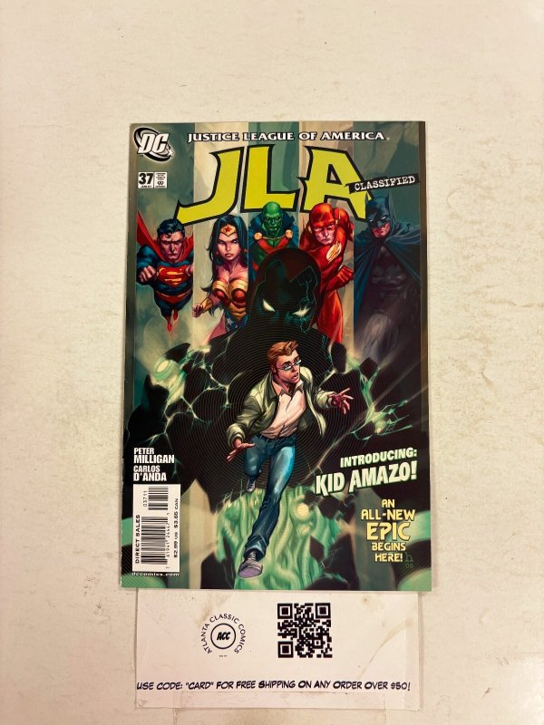 JLA Classified #37 (DC Comics, 2007), raw comic book in NM condition — front cover