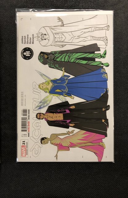 Excalibur #21 (Marvel Comics, 2021), raw, ungraded comic book — front cover