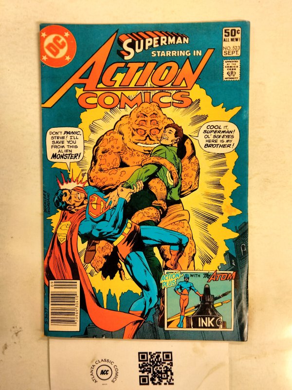 Action Comics #524 (DC Comics), raw comic book in FN condition — front cover