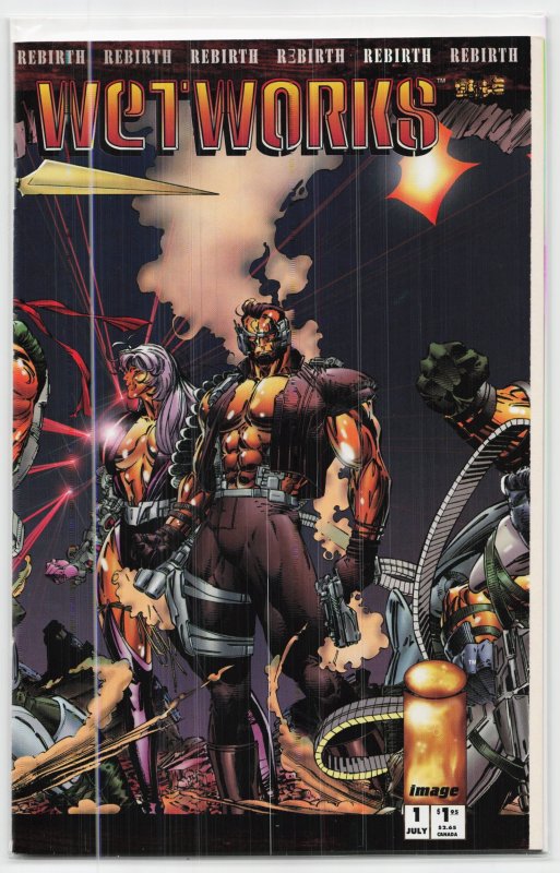 Wetworks #1 (Image Comics, 1994), raw, ungraded comic book — front cover
