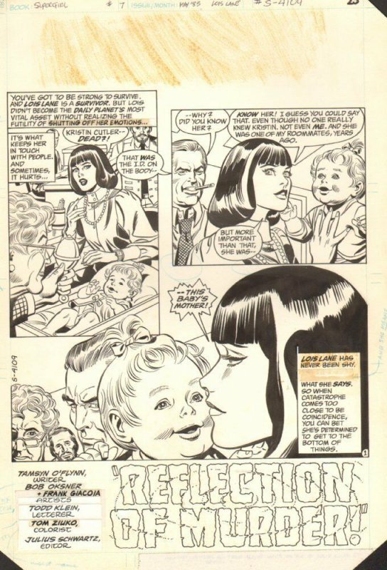 New Adventures of Supergirl #7 (1983), raw, ungraded comic book — front cover