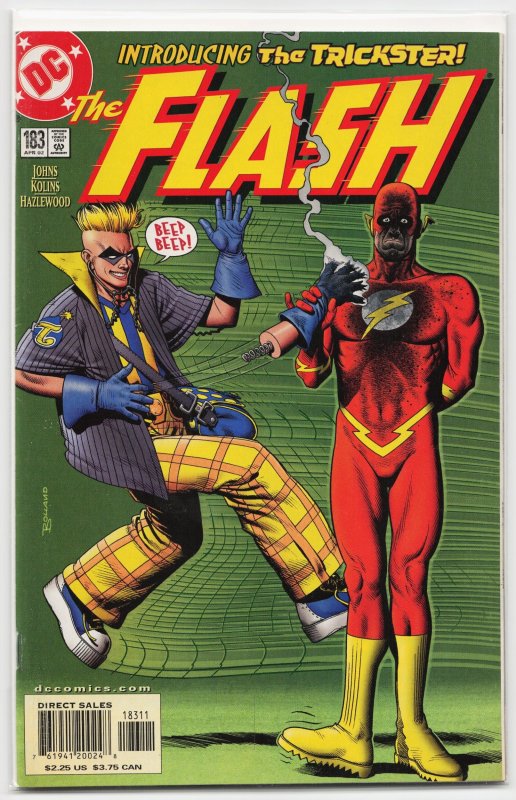 The Flash #183 (DC Comics, 2002), raw, ungraded comic book — front cover