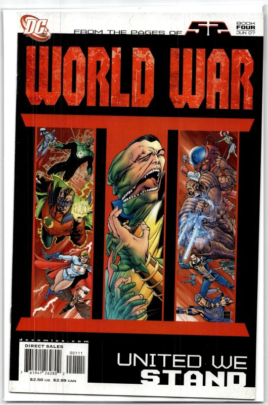 52/ww III #4 (2007), raw, ungraded comic book — front cover